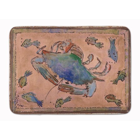 Carolines Treasures Crab Machine Washable Memory Foam Mat 8079-RUG